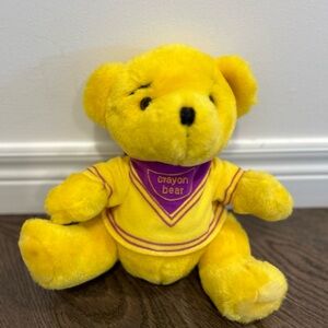 Crayon bear Yellow Plush